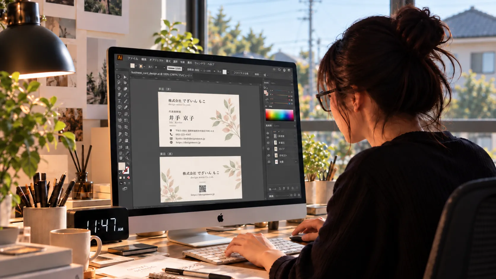 Design Mocoのデザイン制作風景